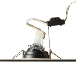 Moderner Einbaustrahler weiß Stahl GU10 50mm - Rondoo