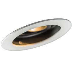 Moderner Einbaustrahler weiß Stahl GU10 50mm - Rondoo