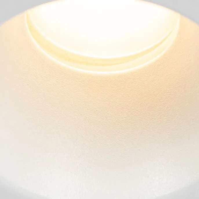 Moderner Einbaustrahler weiß 35 mm IP44 - Dept