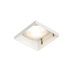 Moderner Einbaustrahler weiß GU10 ohne Rand - Oneon