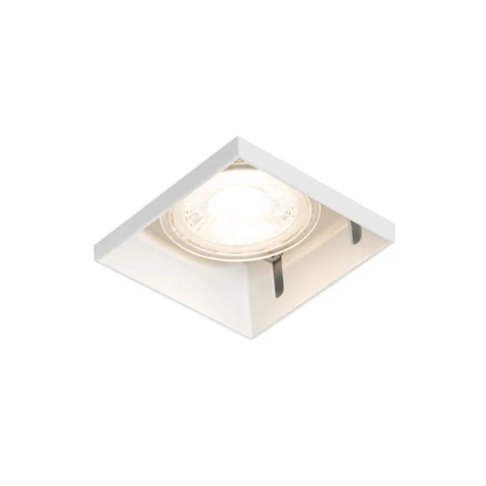 Moderner Einbaustrahler weiß GU10 ohne Rand - Oneon