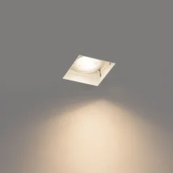 Moderner Einbaustrahler weiß GU10 ohne Rand - Oneon