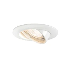 Moderner Einbaustrahler weiß neigbar GU10 50mm - Edu