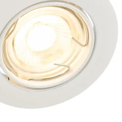 Moderner Einbaustrahler weiß 35 mm schwenkbar - Edu