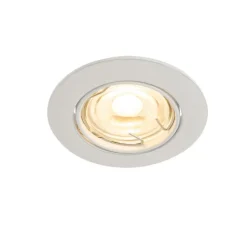 Moderner Einbaustrahler weiß 35 mm schwenkbar - Edu