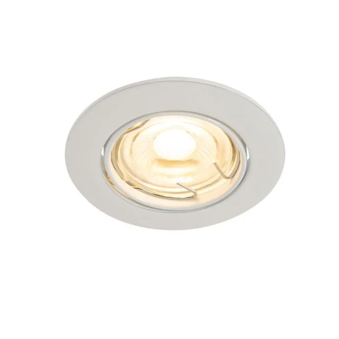 Moderner Einbaustrahler weiß 35 mm schwenkbar - Edu