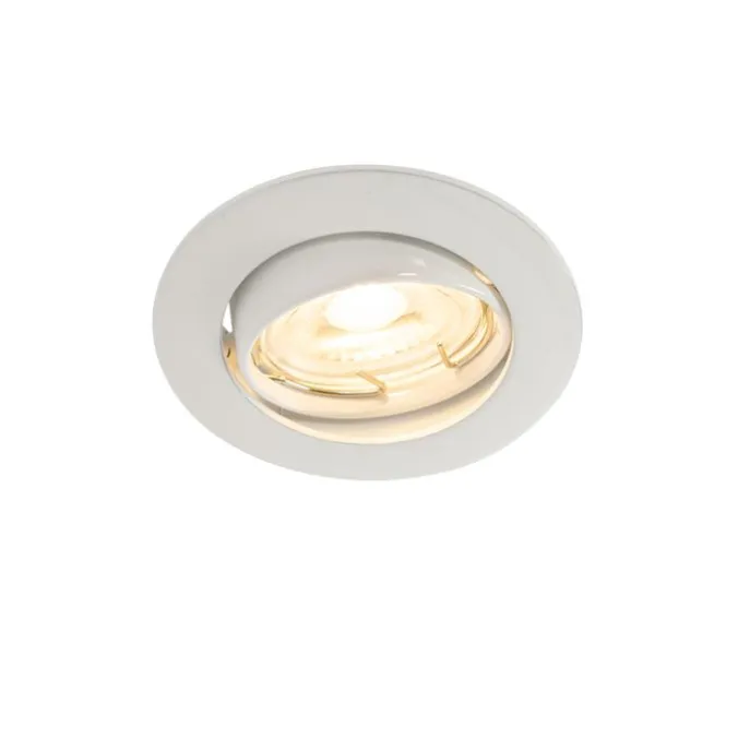 Moderner Einbaustrahler weiß 35 mm schwenkbar - Edu