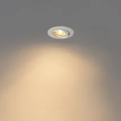 Moderner Einbaustrahler weiß 35 mm schwenkbar - Edu