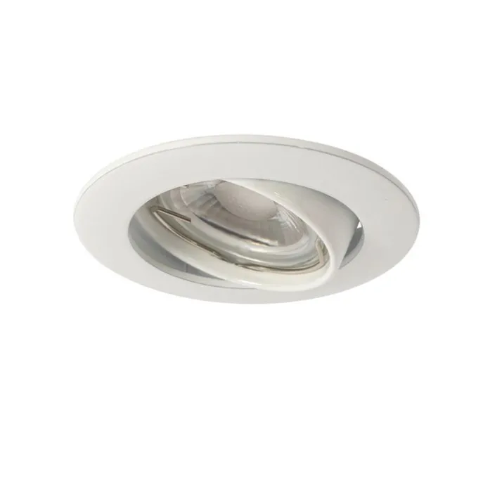 Moderner Einbaustrahler weiß 35 mm schwenkbar - Edu