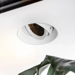 Moderner Einbaustrahler weiß GU10 AR70 rund randlos - Oneon Honey