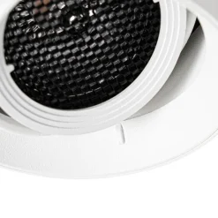 Moderner Einbaustrahler weiß GU10 AR70 rund randlos - Oneon Honey