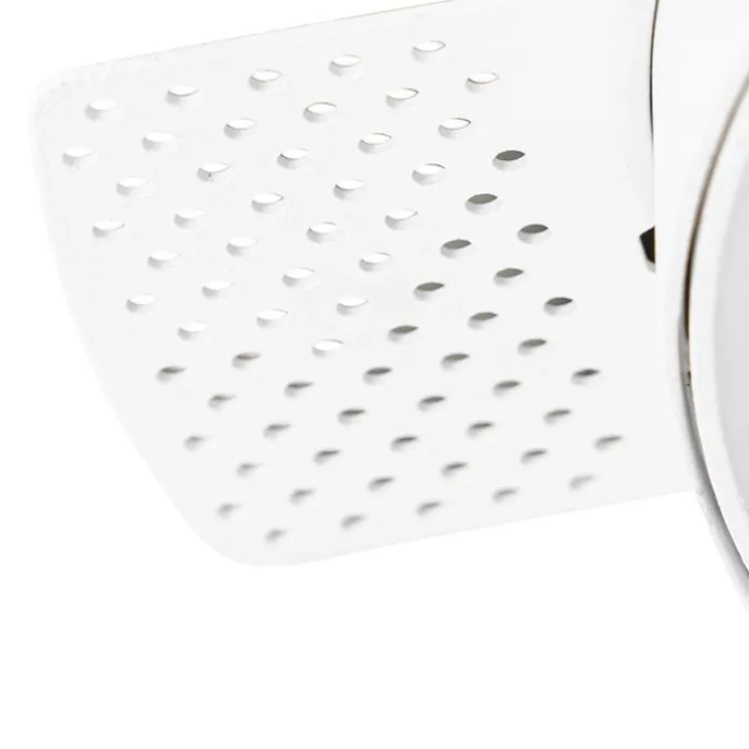 Moderner Einbaustrahler weiß GU10 AR111 rund randlos - Oneon