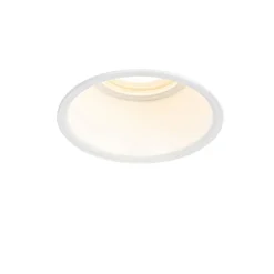 Moderner Einbaustrahler Weiß GU10 50mm IP44 - Dept