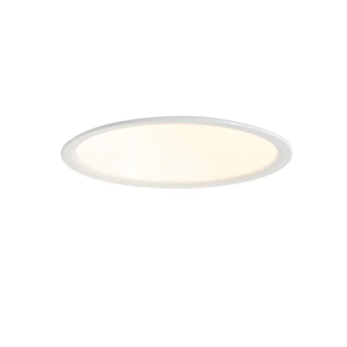 Moderner Einbaustrahler Weiß GU10 50mm IP44 - Dept