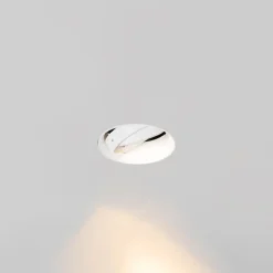 Moderner Einbaustrahler weiß GU10 AR111 rund randlos - Oneon Honey