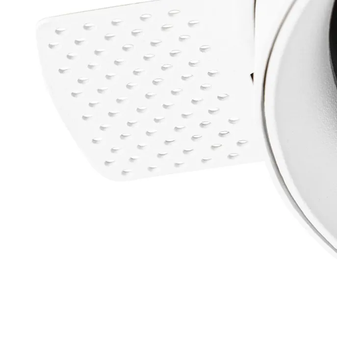 Moderner Einbaustrahler weiß GU10 AR111 rund randlos - Oneon Honey