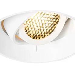 Moderner Einbaustrahler weiß GU10 rund randlos - Oneon Honey