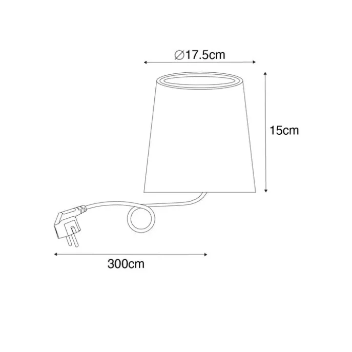 Moderner Gartenstrahler schwarz rund IP65 AR111 - Lennard
