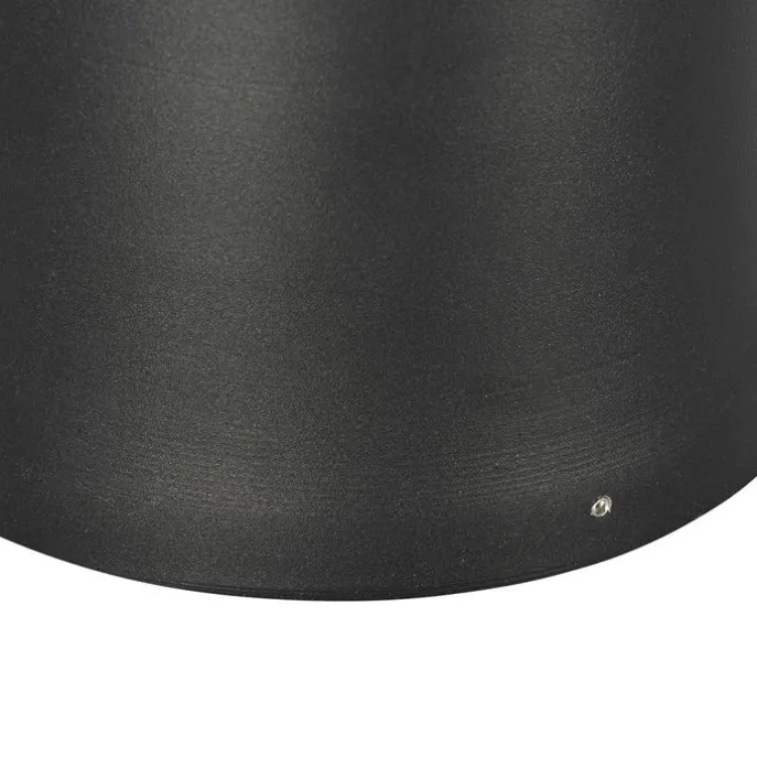 Moderner Gartenstrahler schwarz rund IP65 AR111 - Lennard