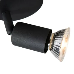 Moderner, neigbarer Deckenstrahler schwarz - Jeany