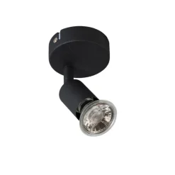 Moderner, neigbarer Deckenstrahler schwarz - Jeany