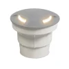 Moderner Outdoor Bodenstrahler grau mit Deckel inkl. LED IP67 - Ceci