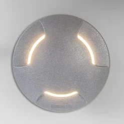 Moderner Outdoor Bodenstrahler grau mit Deckel inkl. LED IP67 - Ceci