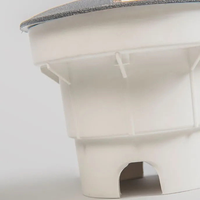 Moderner Outdoor Bodenstrahler grau mit Deckel inkl. LED IP67 - Ceci