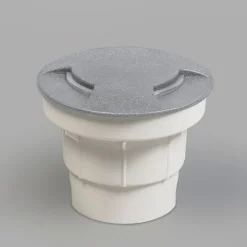 Moderner Outdoor Bodenstrahler grau mit Deckel inkl. LED IP67 - Ceci