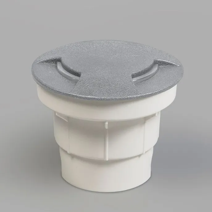 Moderner Outdoor Bodenstrahler grau mit Deckel inkl. LED IP67 - Ceci