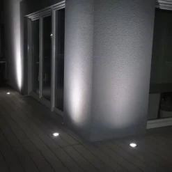 Moderner Outdoor-Bodenstrahler Stahl verstellbar IP65 - Delux