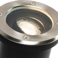 Moderner Outdoor-Bodenstrahler Stahl verstellbar IP65 - Delux