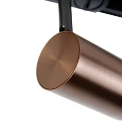 Moderner 1-Phasen-Schienenstrahler dunkelbronze - Jeana