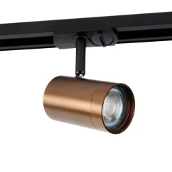 Moderner 1-Phasen-Schienenstrahler dunkelbronze - Jeana