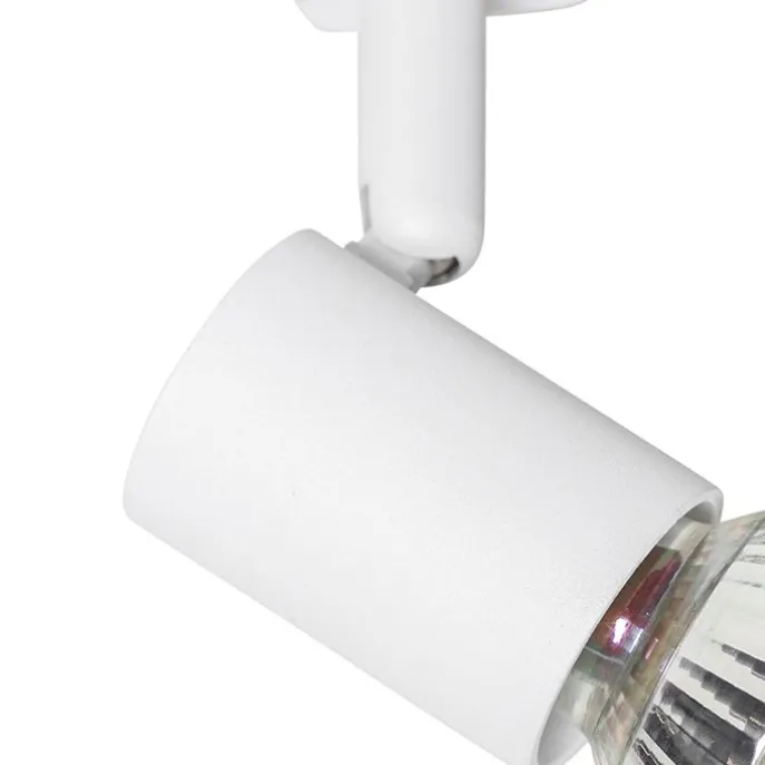 Moderner 1-Phasen-Strahler für Schienensystem weiß - Iconic Jeany