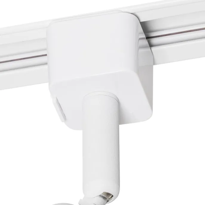 Moderner 1-Phasen-Strahler für Schienensystem weiß - Iconic Jeany