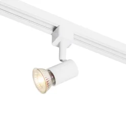 Moderner 1-Phasen-Strahler für Schienensystem weiß - Iconic Jeany