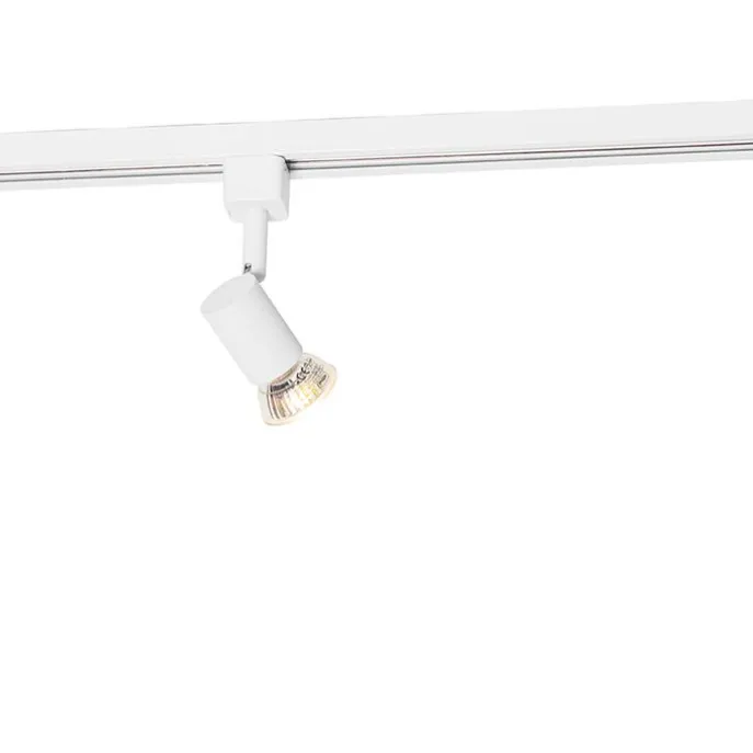 Moderner 1-Phasen-Strahler für Schienensystem weiß - Iconic Jeany