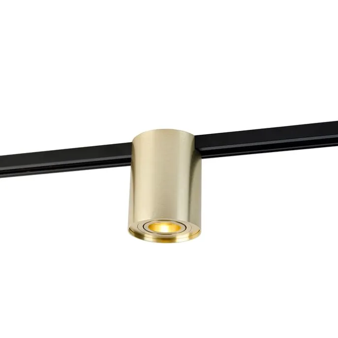 Moderner 1-phasiger Schienenstrahler Gold - Iconic Rondoo Up
