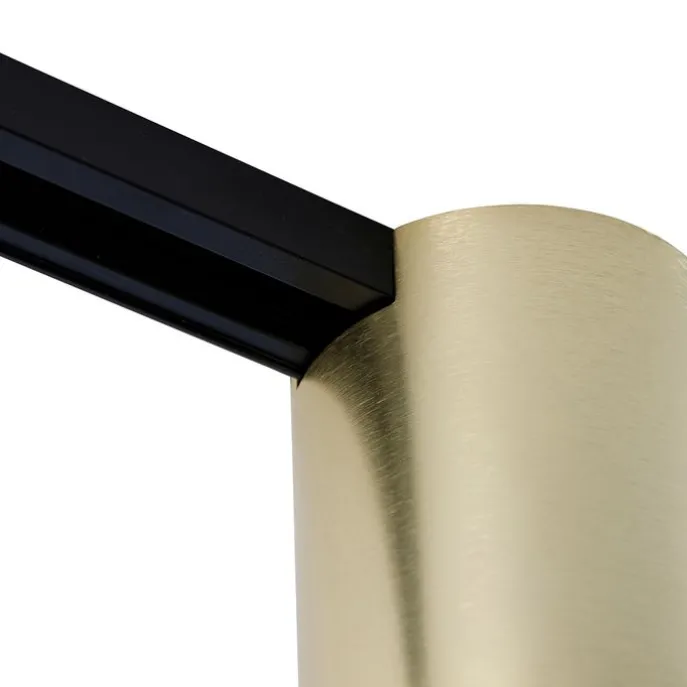 Moderner 1-phasiger Schienenstrahler Gold - Iconic Rondoo Up