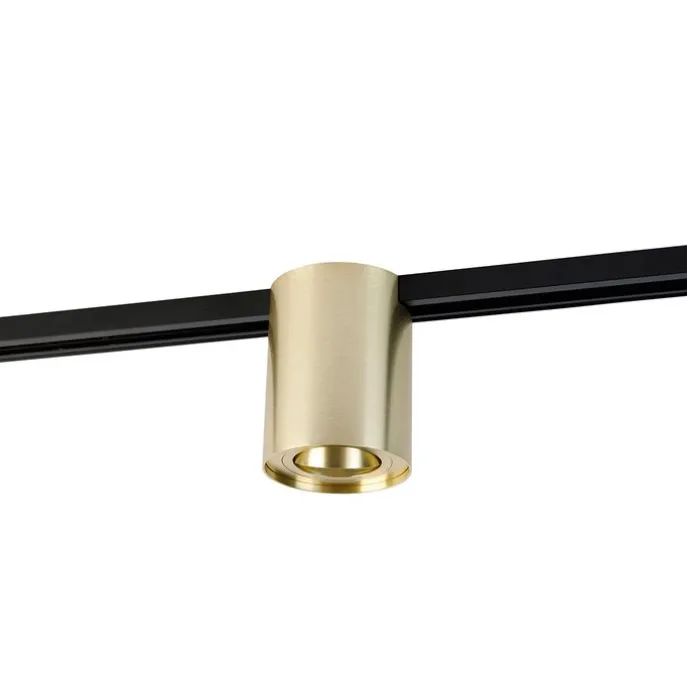 Moderner 1-phasiger Schienenstrahler Gold - Iconic Rondoo Up