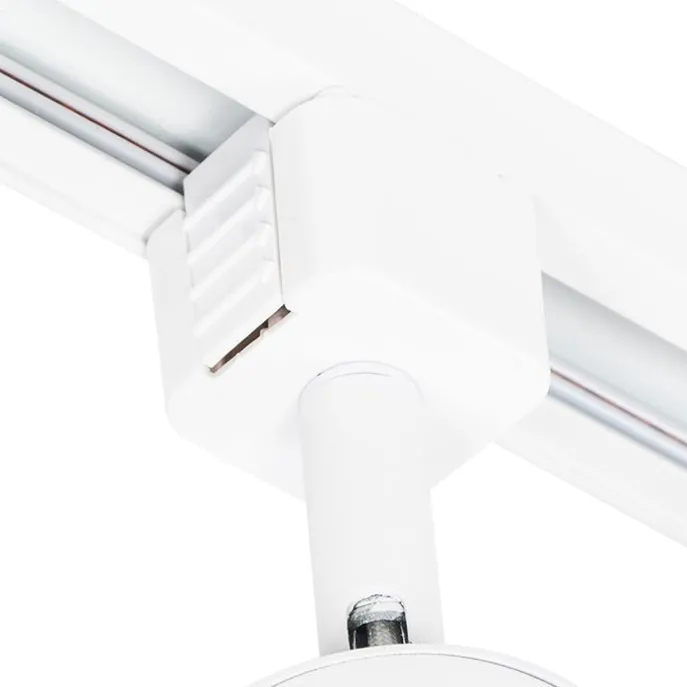 Moderner 1-phasiger Schienenstrahler weiß - Iconic Jeana