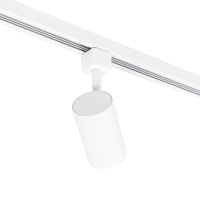 Moderner 1-phasiger Schienenstrahler weiß - Iconic Jeana