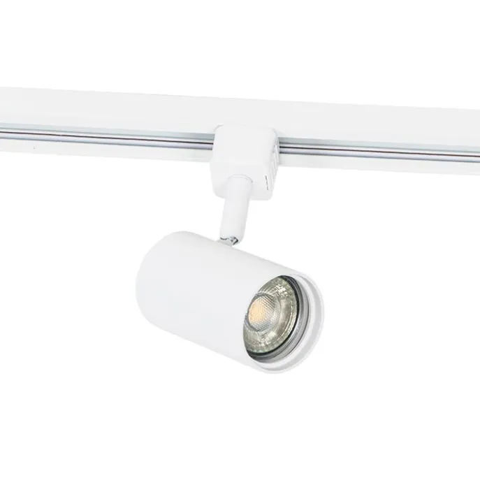 Moderner 1-phasiger Schienenstrahler weiß - Iconic Jeana