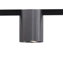Moderner 1-phasiger Schienenstrahler Gunmetal - Iconic Rondoo Up