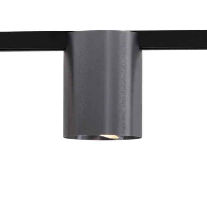 Moderner 1-phasiger Schienenstrahler Gunmetal - Iconic Rondoo Up