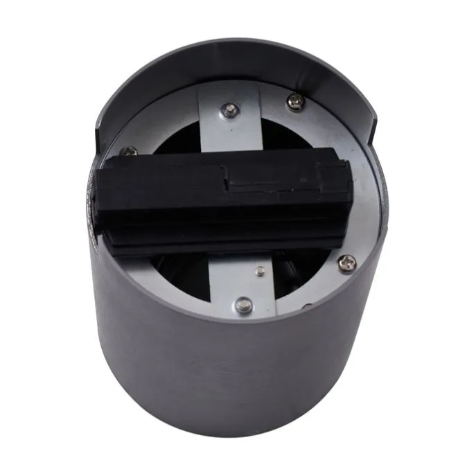 Moderner 1-phasiger Schienenstrahler Gunmetal - Iconic Rondoo Up