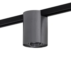 Moderner 1-phasiger Schienenstrahler Gunmetal - Iconic Rondoo Up