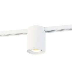 Moderner 1-phasiger Schienenspot weiß - Iconic Rondoo Up