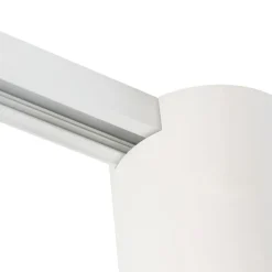 Moderner 1-phasiger Schienenspot weiß - Iconic Rondoo Up